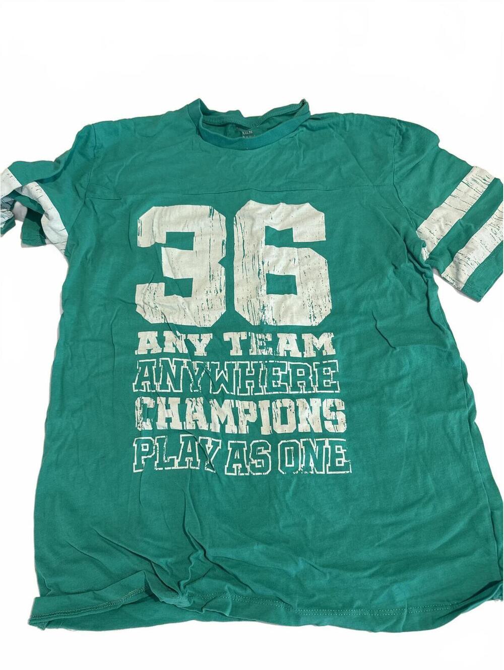 kidpik Kid XXL Green Graphic Tee #36